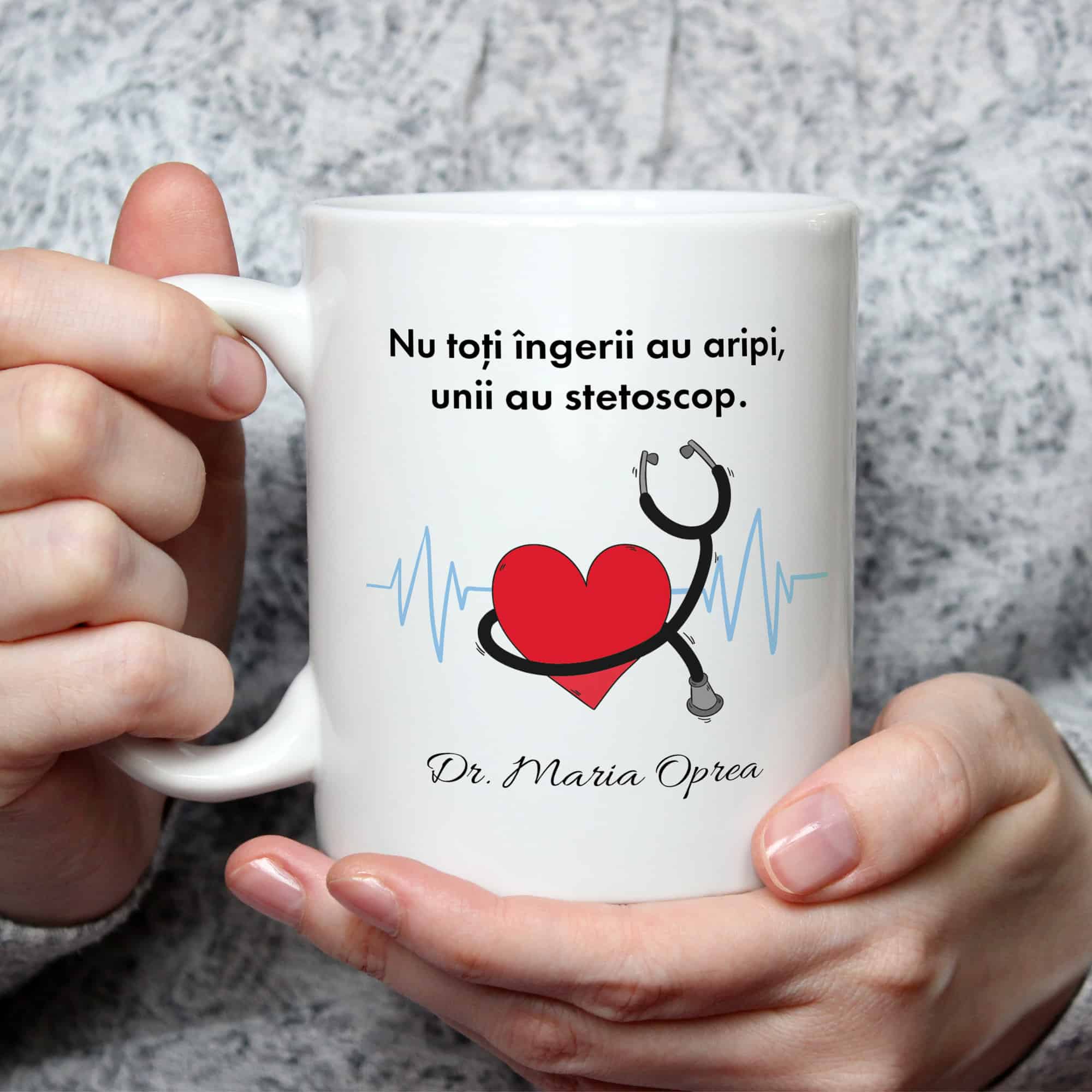 Cana medic, personalizata cu nume