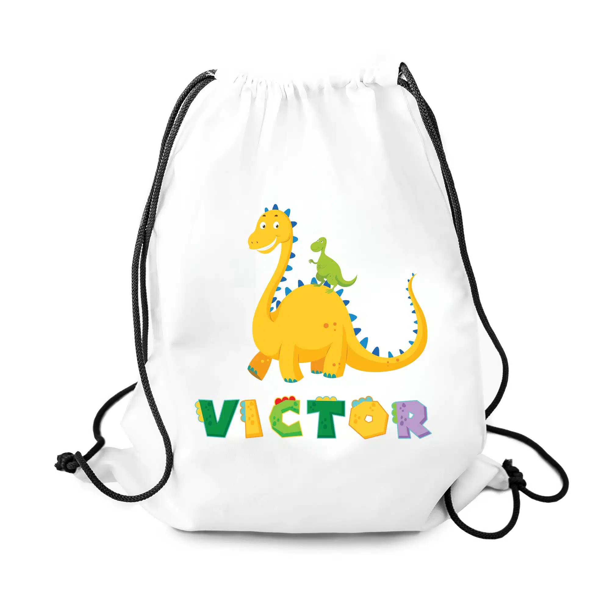 Rucsac personalizat cu nume - Dinozaur