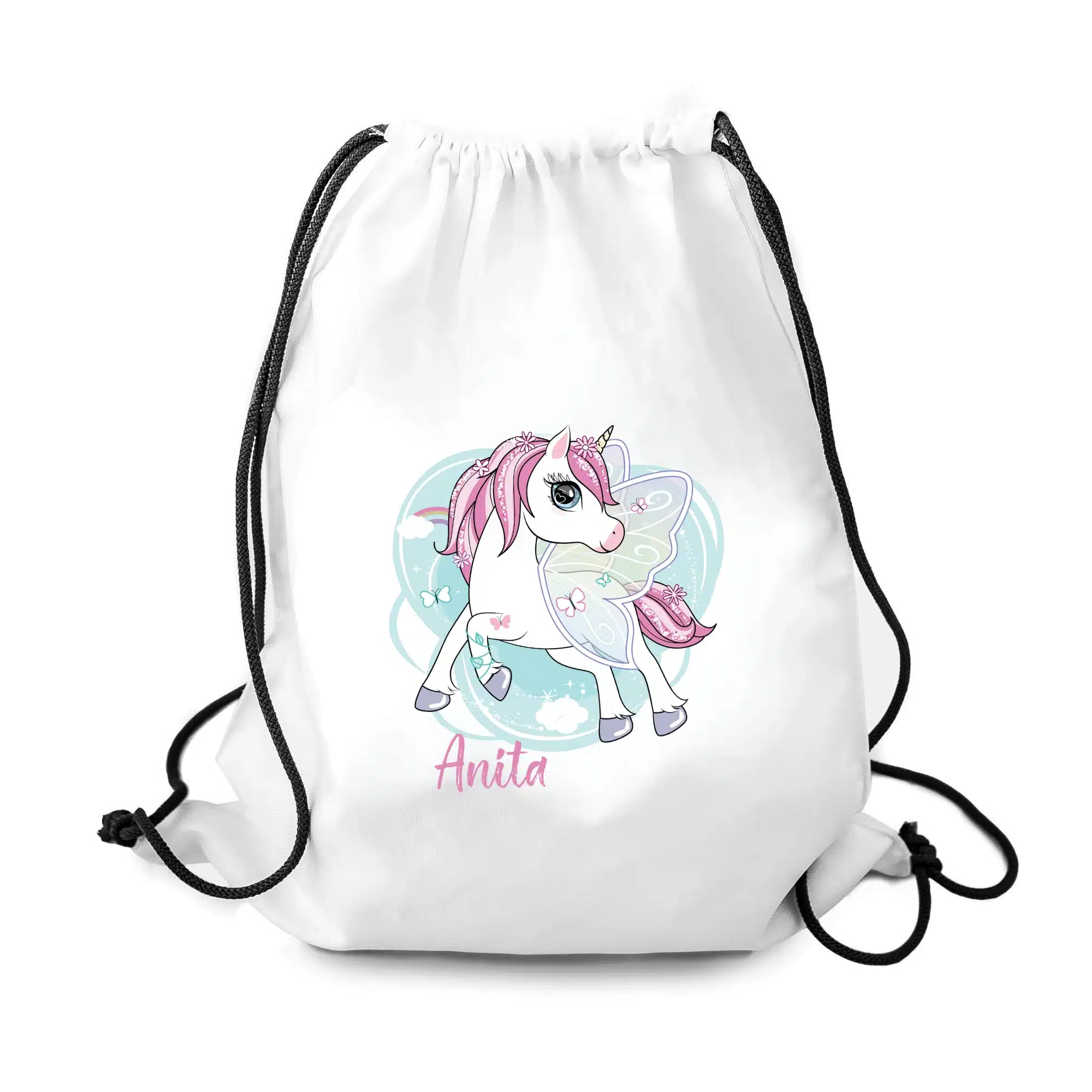 Rucsac personalizat cu nume - Unicorn