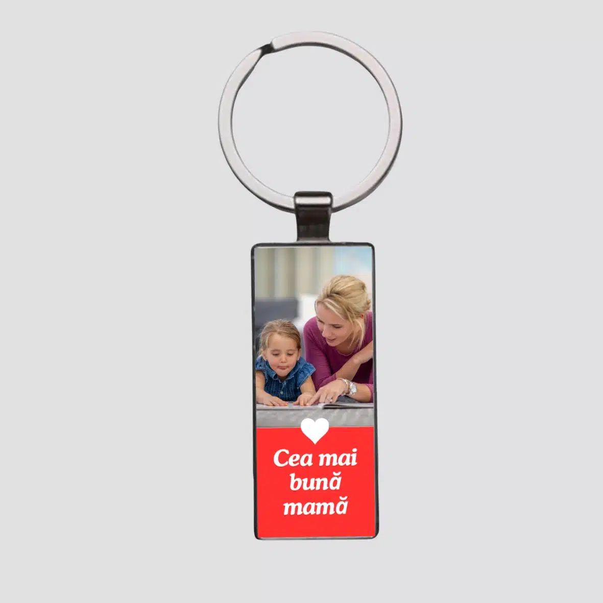 Cadou pentru mama - Breloc personalizat cu poza