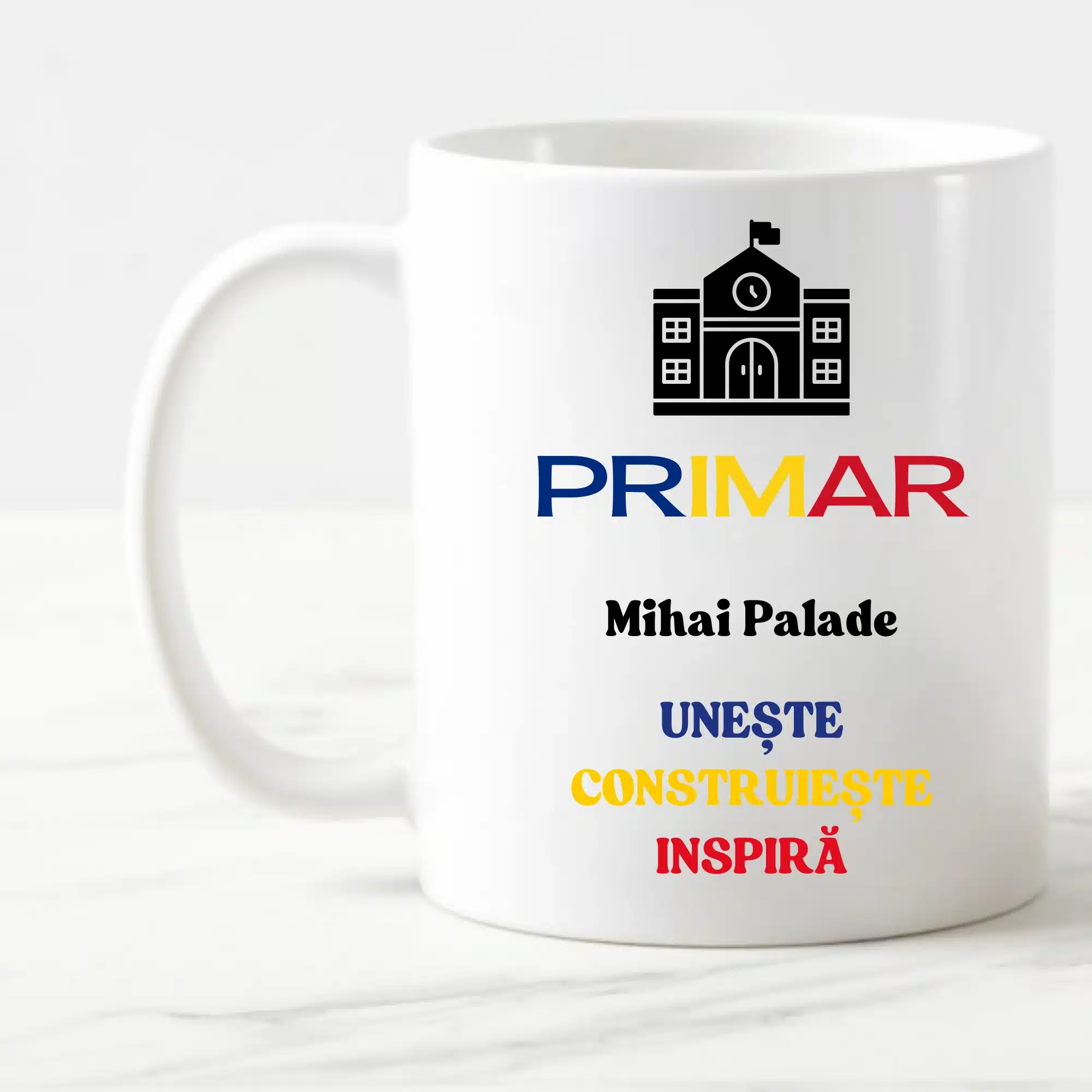 Cadou pentru primar - Cana personalizata