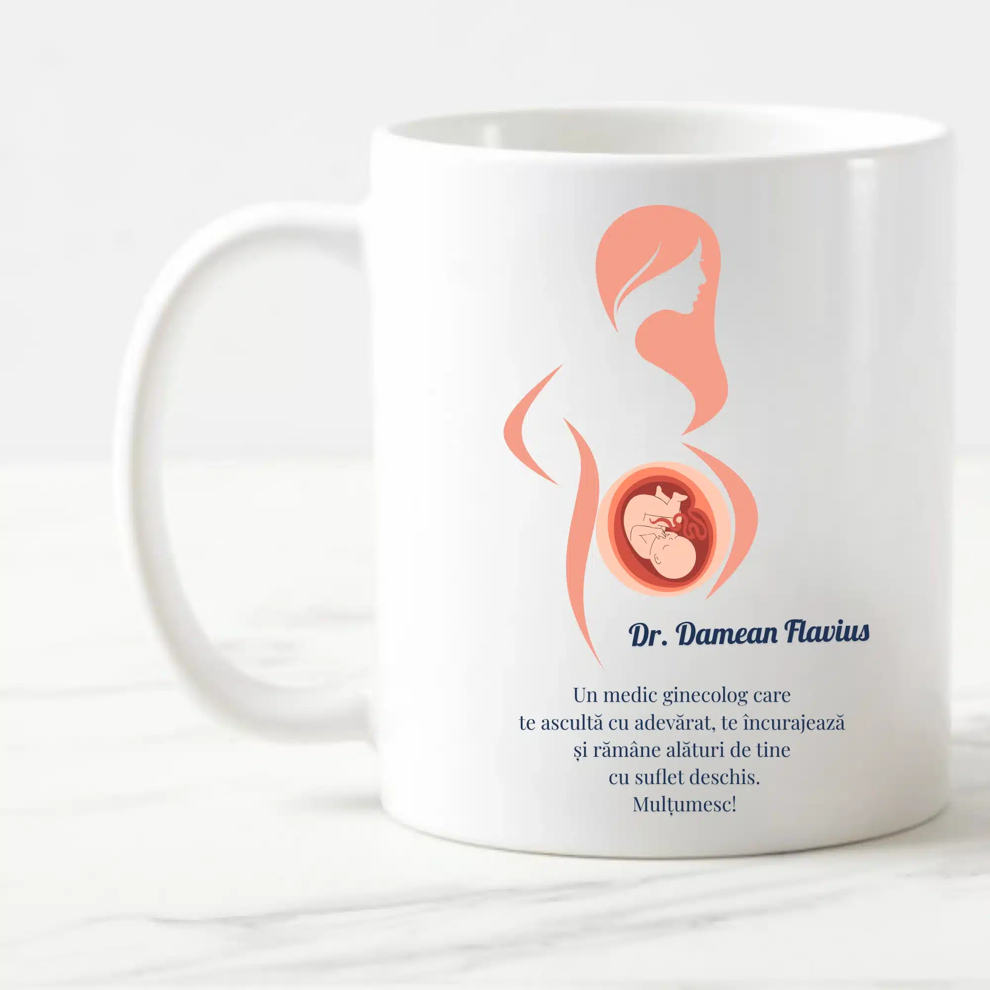 Cadou doctor ginecolog, barbat - Cana personalizata