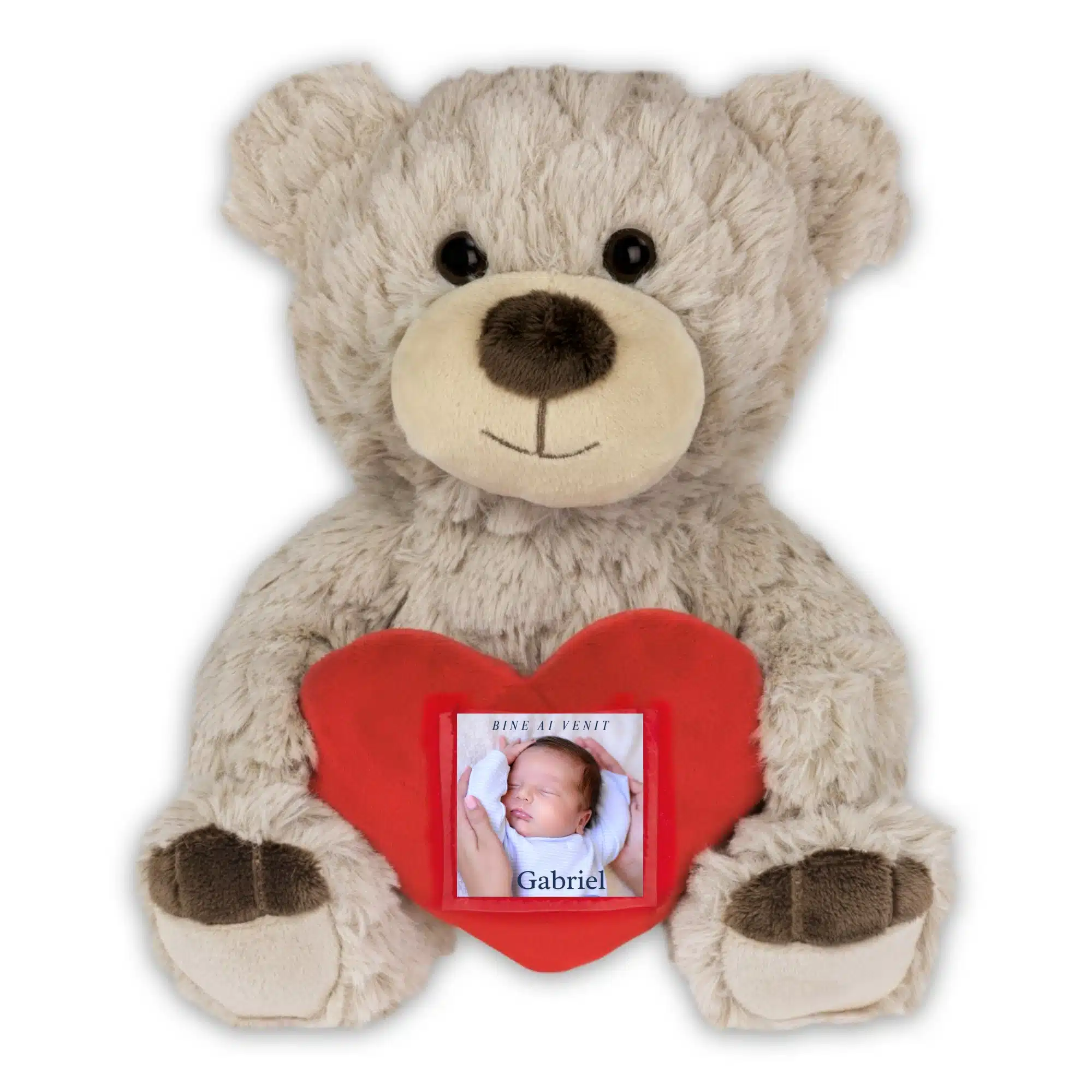 Urs de plus - Cadou personalizat bebe, baieti