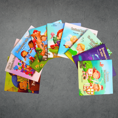 Set 9 carti pentru copii - Capitole Biblice in imagini pentru copii Set 9 carti pentru copii - Capitole Biblice in imagini pentru copii