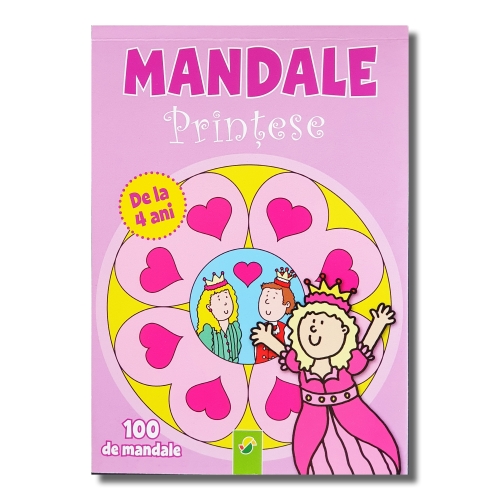 Carte de colorat - Mandale printese