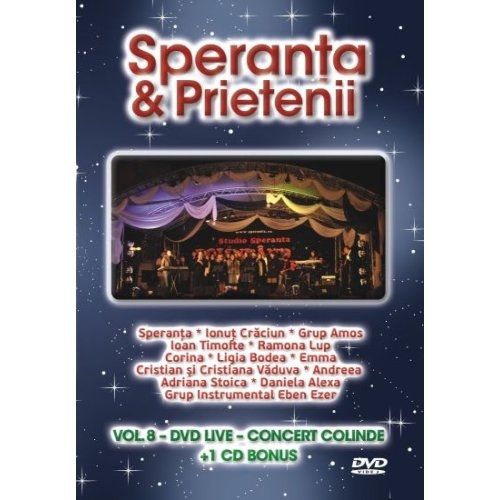 DVD, CD - Speranta si prietenii - VOL. 8 - Concert colinde