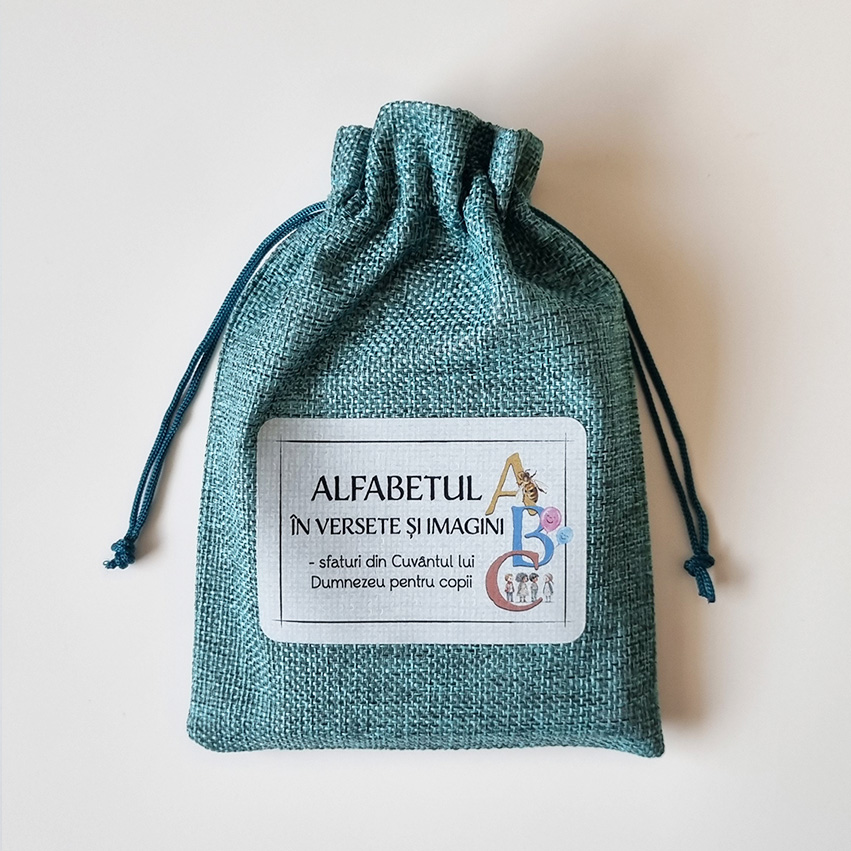 Alfabetul în versete și imagini (Turcoaz)