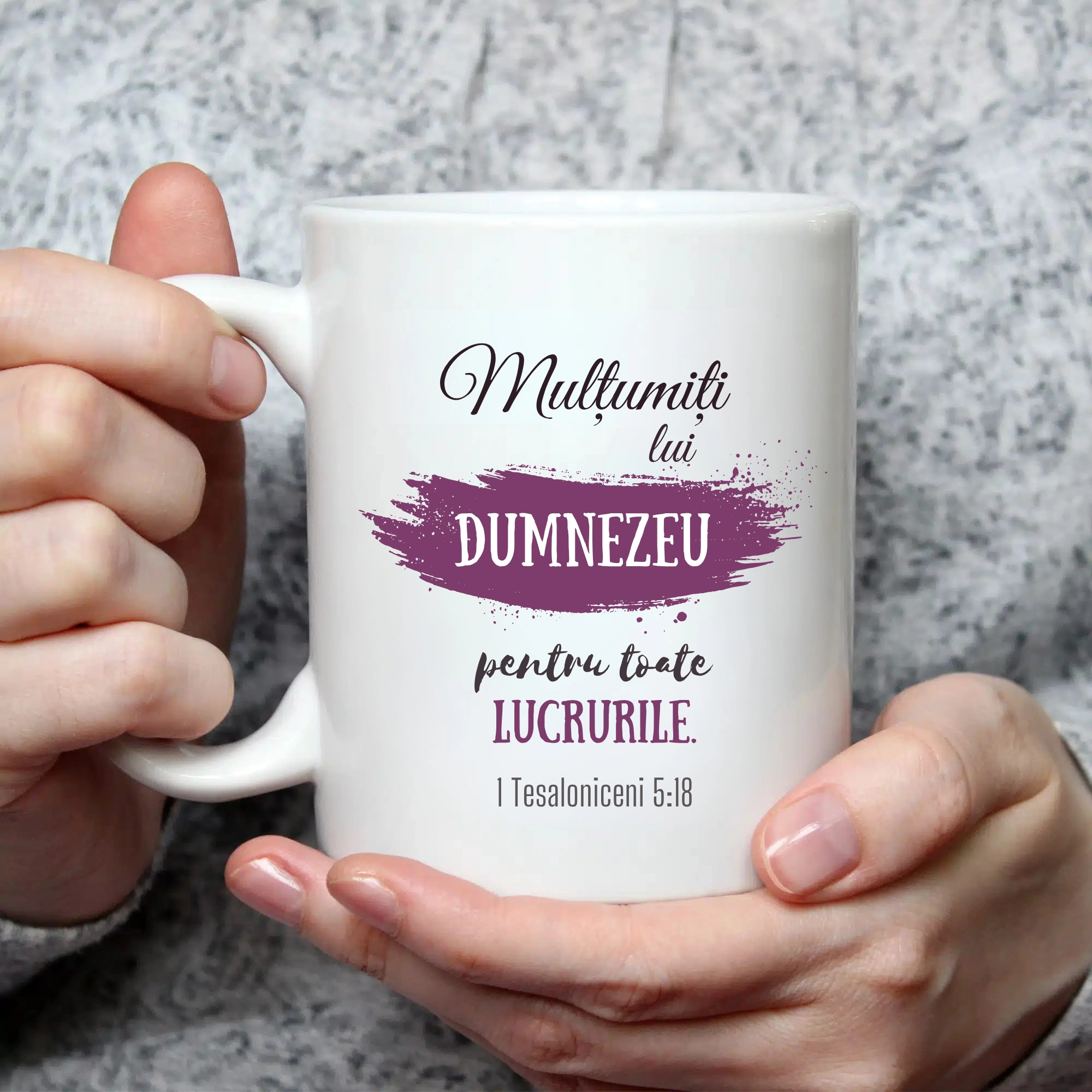 Cana cadou crestin, verset biblic - 1 Tesaloniceni 5:18