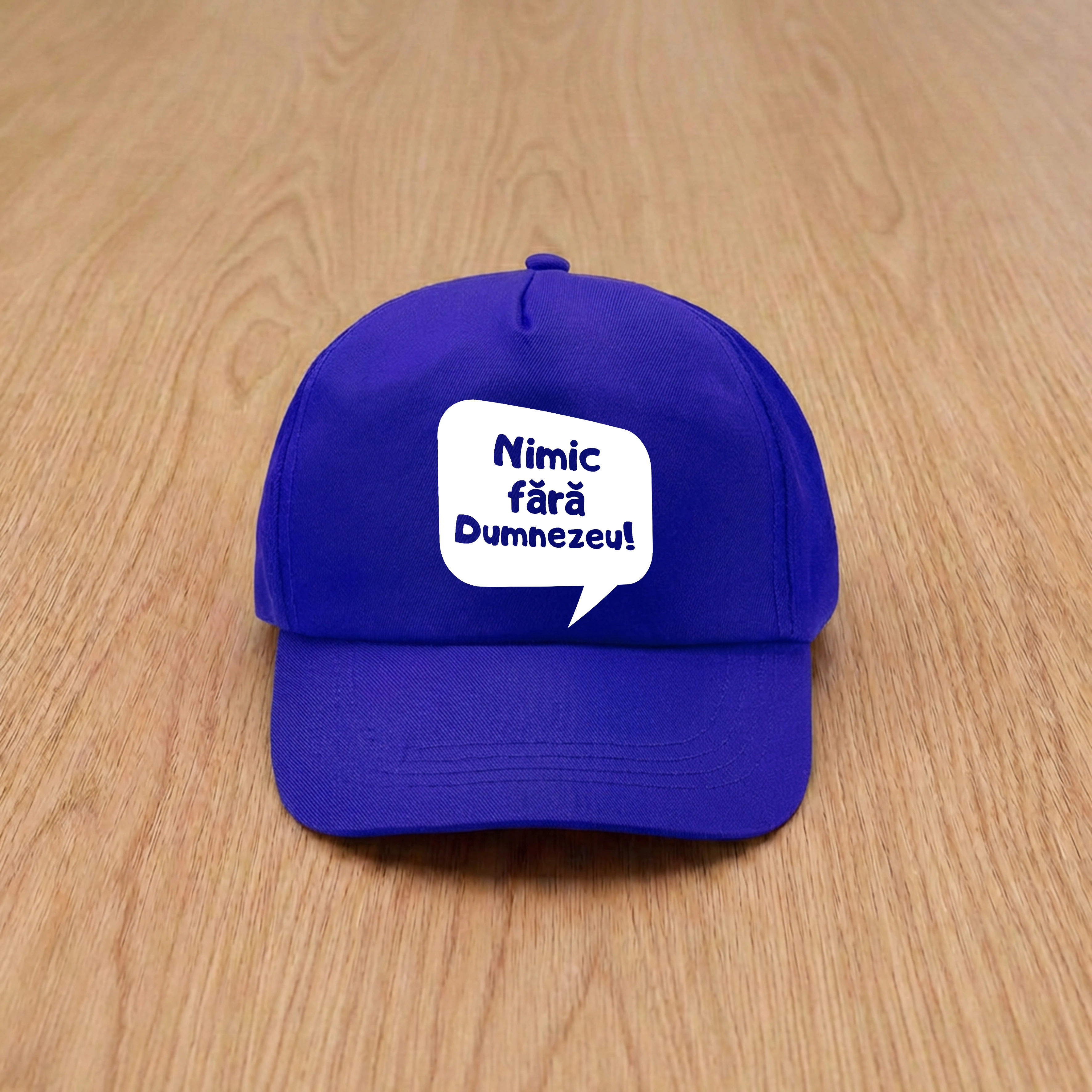 Sapca albastra, mesaj biblic - Nimic fara Dumnezeu!