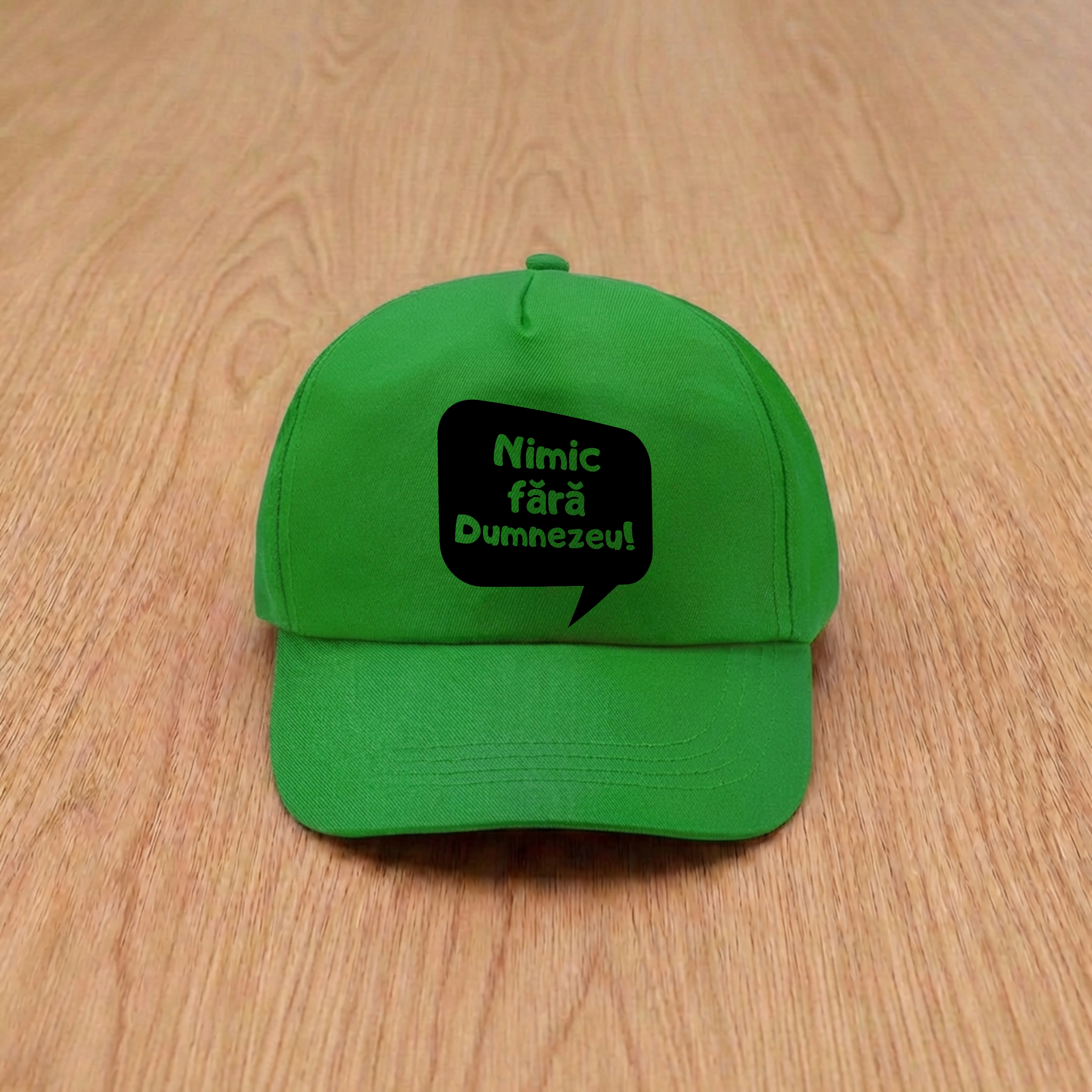 Sapca verde, mesaj biblic - Nimic fara Dumnezeu!