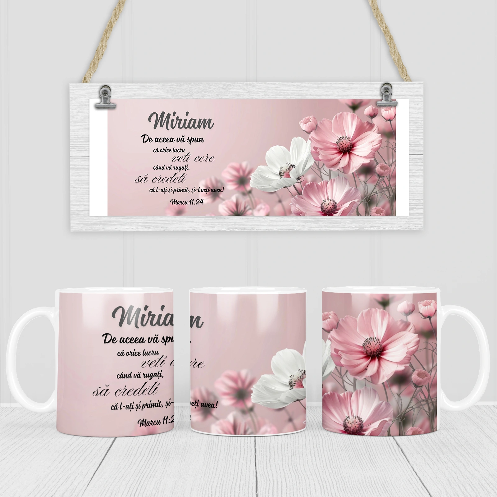 Cana cu verset biblic, cadou crestin - Marcu 11:24