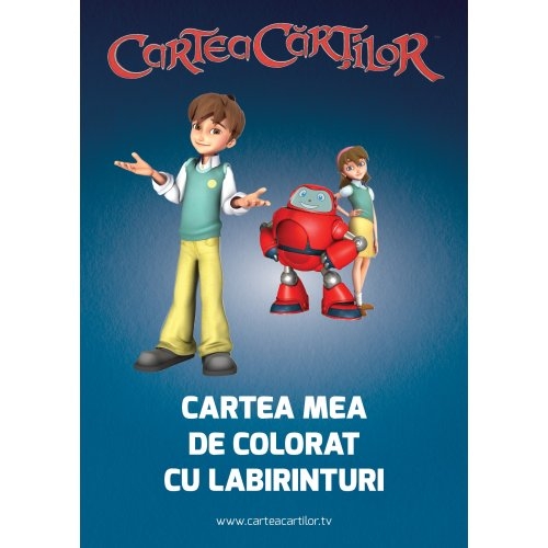 Cartea Cărților - Cartea mea de colorat cu labirinturi Cartea Cărților - Cartea mea de colorat cu labirinturi