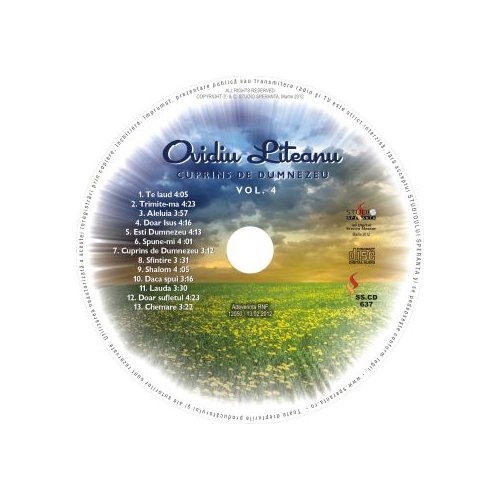 CD Ovidiu Liteanu - Cuprins de Dumnezeu, vol.4