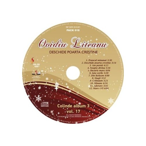 CD Ovidiu Liteanu (Colinde) - Deschide poarta, vol.17