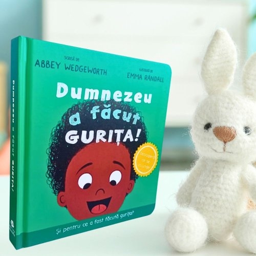 Dumnezeu a făcut gurița - Carte cartonată interactivă cu clapete