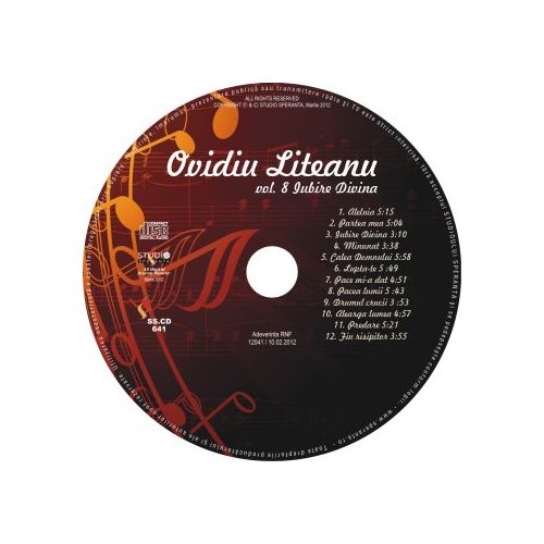 CD Ovidiu Liteanu - Iubire divina, vol.8