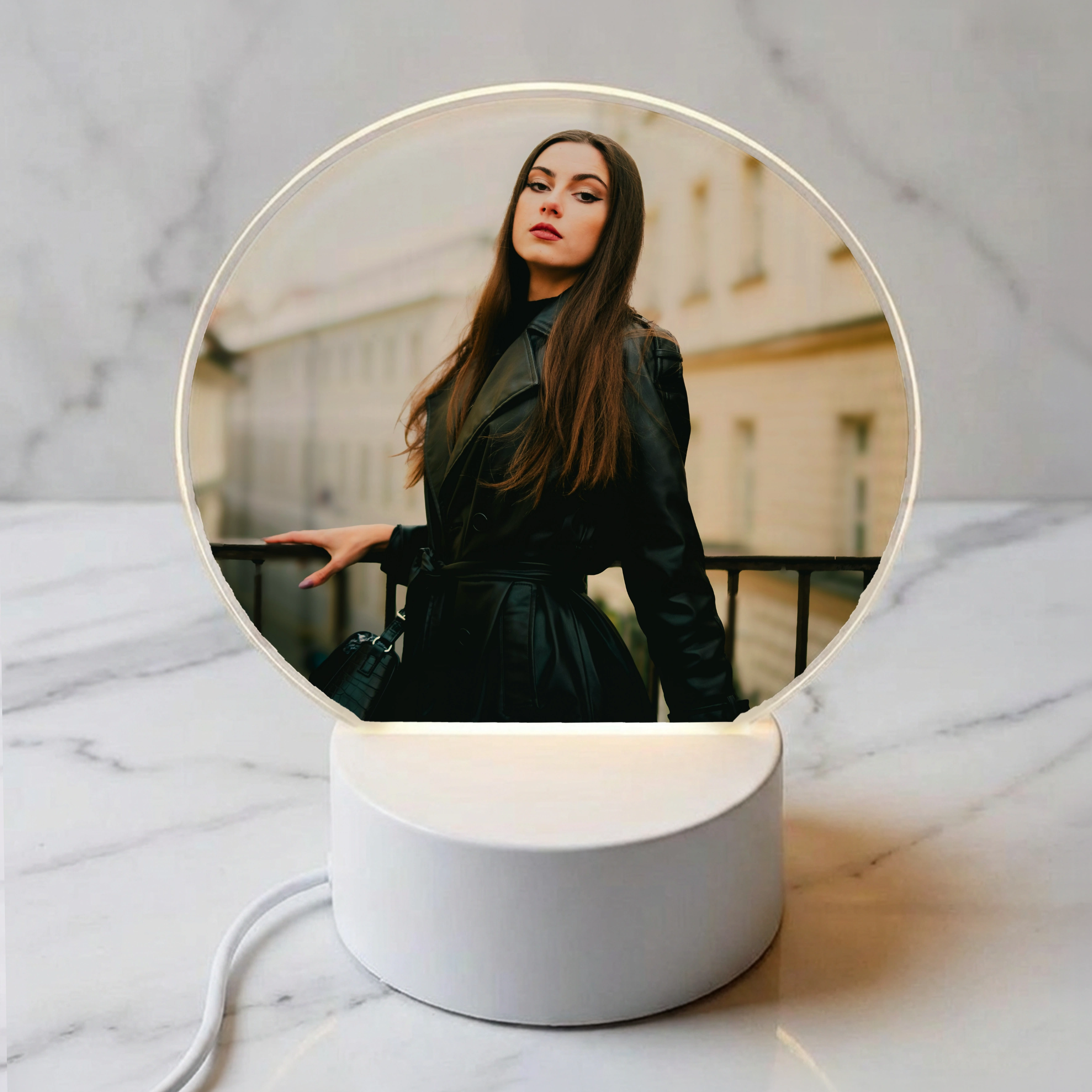 Lampa led personalizata cu poza - cadou pentru femei