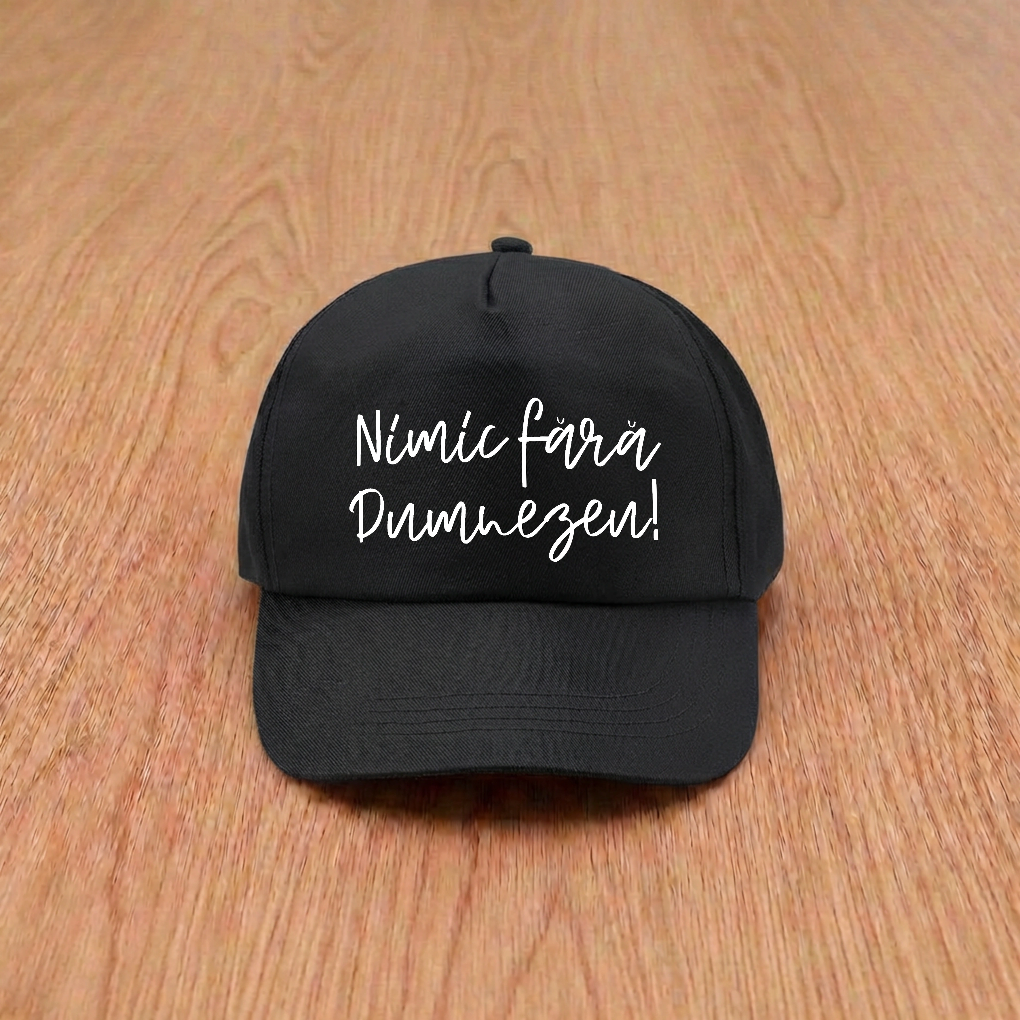 Sapca neagra, mesaj crestin - Nimic fara Dumnezeu!