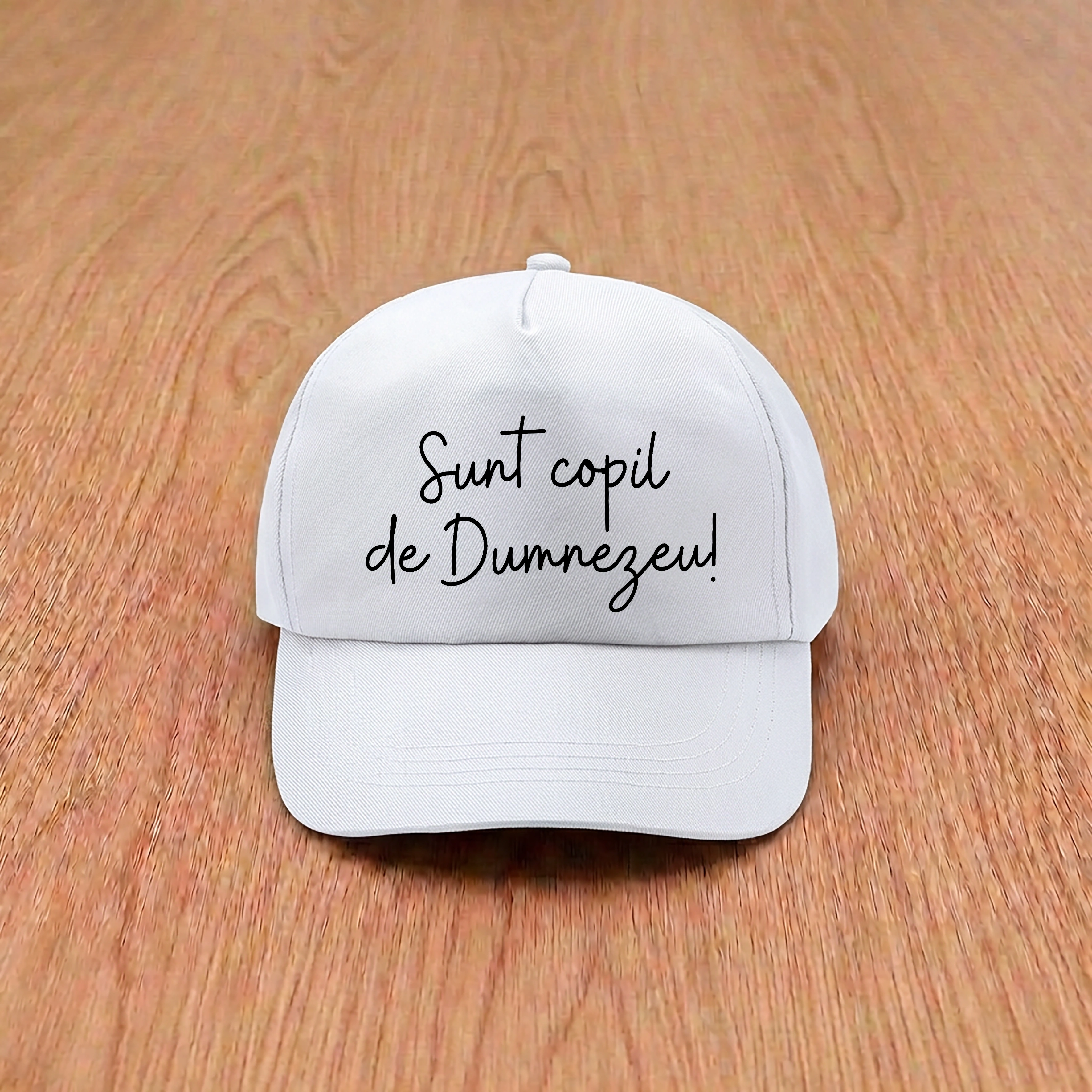 Sapca alba, mesaj crestin - Sunt copil de Dumnezeu!