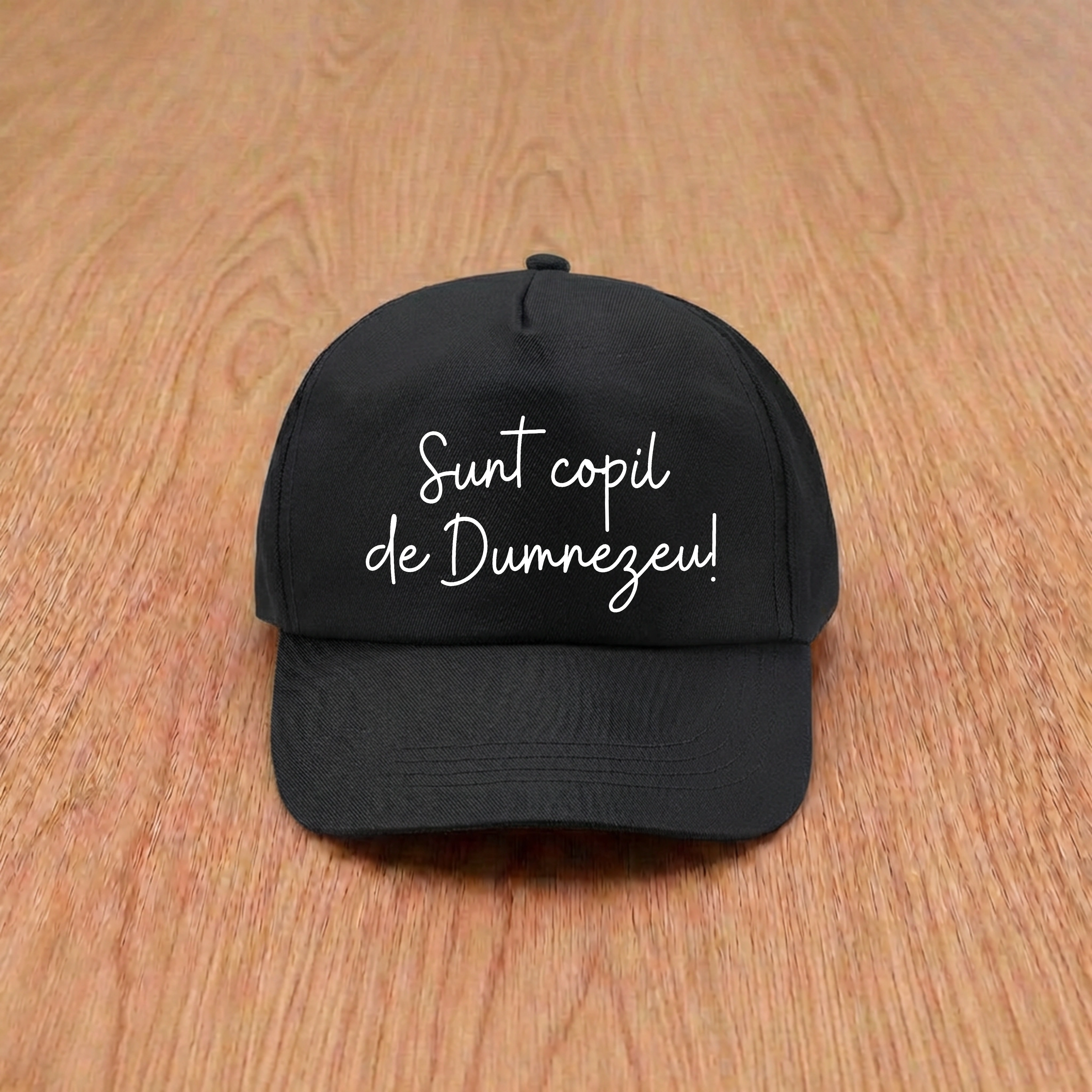 Sapca negru, mesaj crestin - Sunt copil de Dumnezeu!