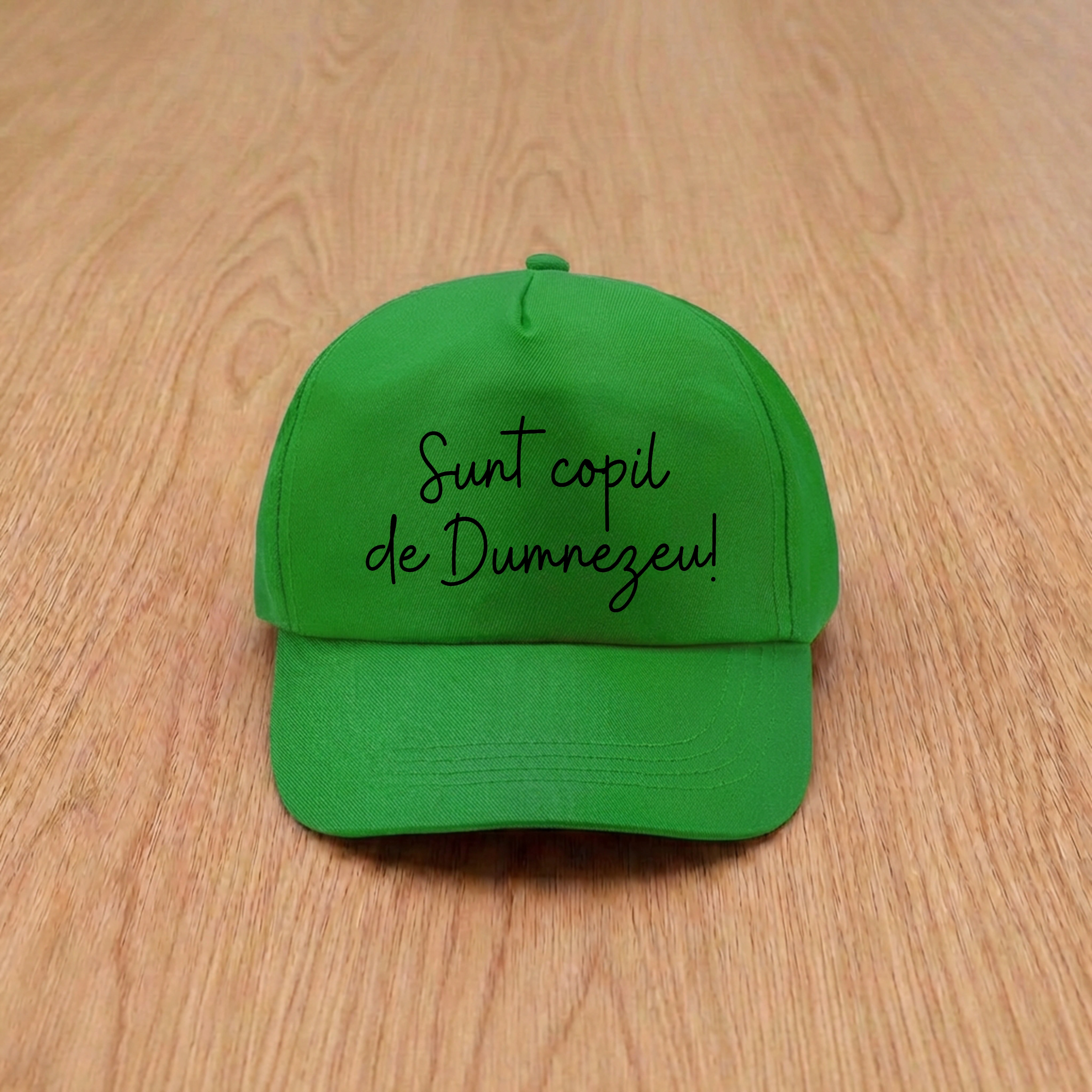 Sapca verde, mesaj crestin - Sunt copil de Dumnezeu!